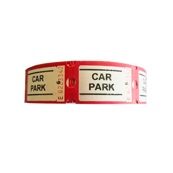 Car Park Roll Tickets